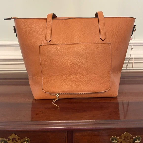 Poppy & Peonies GO-GETTER TOTE COGNAC - Picture 6 of 9